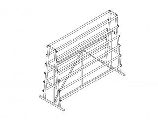 Стойка для линолеума двухсторонняя